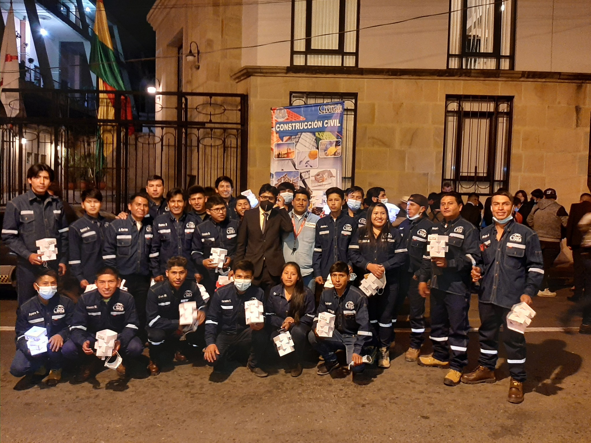 Estudiantes de Construcción Civil